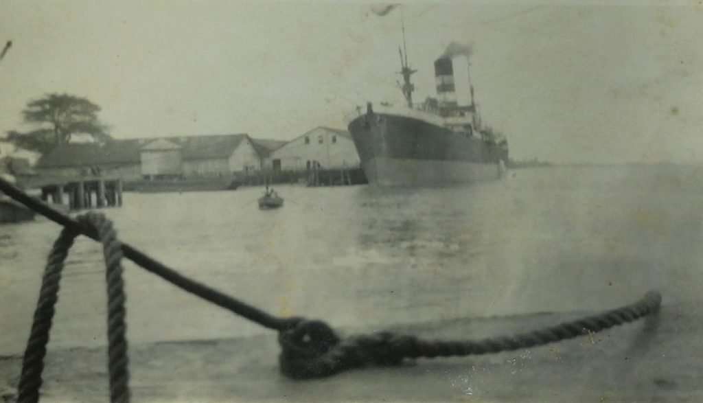 Stelling wharf Georgetown, British Guiana -1939
