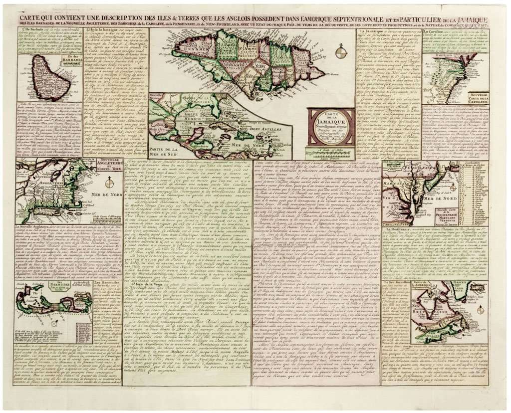 HA Chatelain 1719 Barbados map