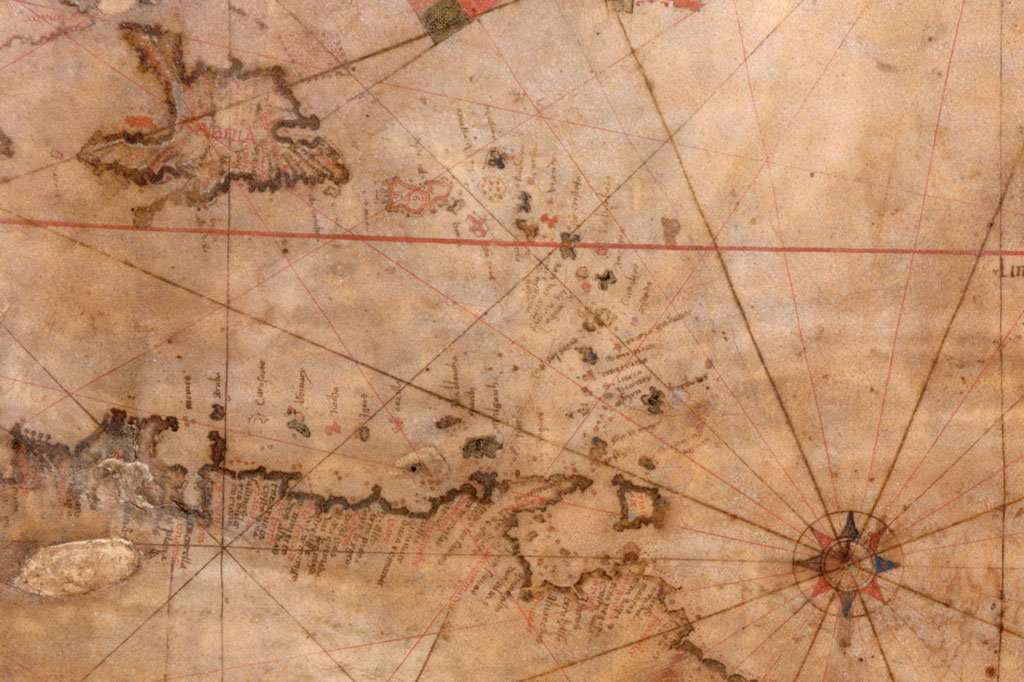 MAGGIOLO (Vesconte) 1516 map