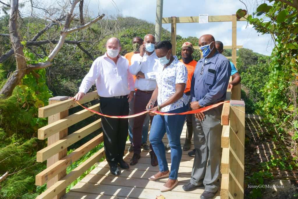 Opening of the new Joe's River pedestrian bridge