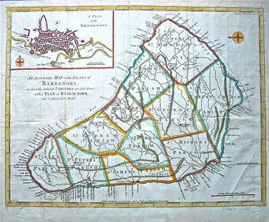 LODGE 1782 Barbados map