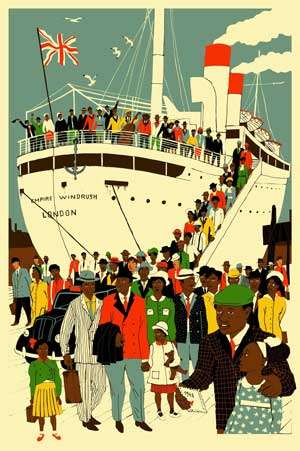 Empire Windrush - Eliza Southwood poster - London is the Place for Me