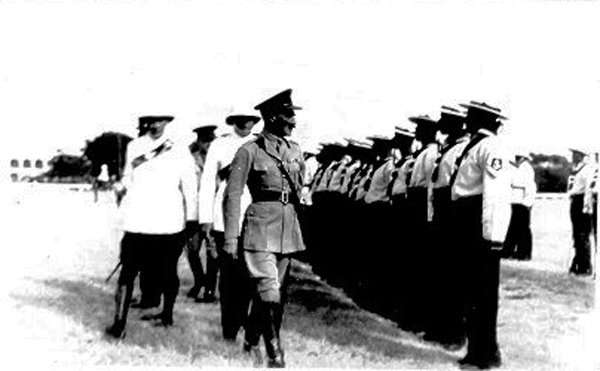 Major Teddy Goddard a Bajan policeman from below the cliff