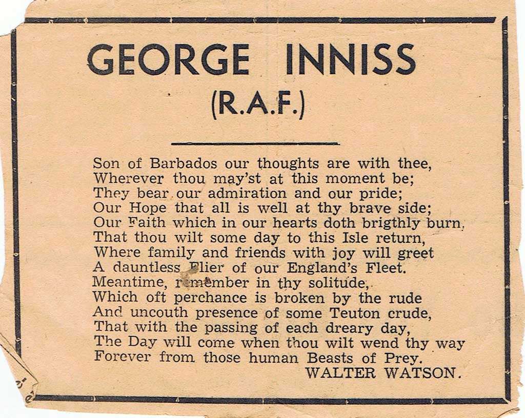 P/O George Harold Frederick Inniss