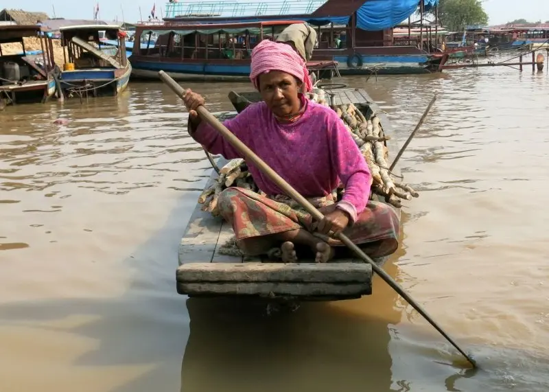 Lake Tonle Sap and Kompoung Pluk
