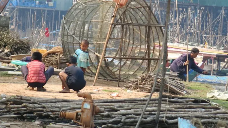 Lake Tonle Sap and Kompoung Pluk