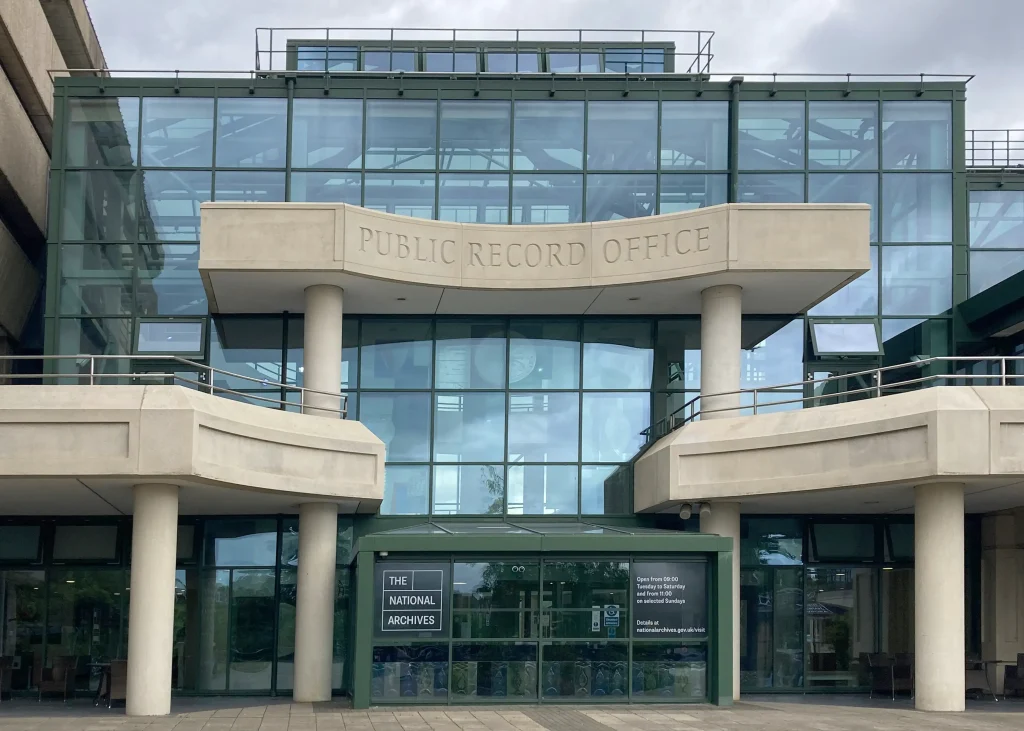 UK National Archives Kew