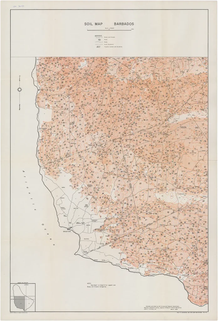 Soil Map Barbados 1966 - Colin Hudson