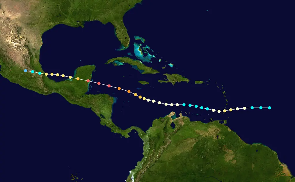 Hurricane Janet - 1955