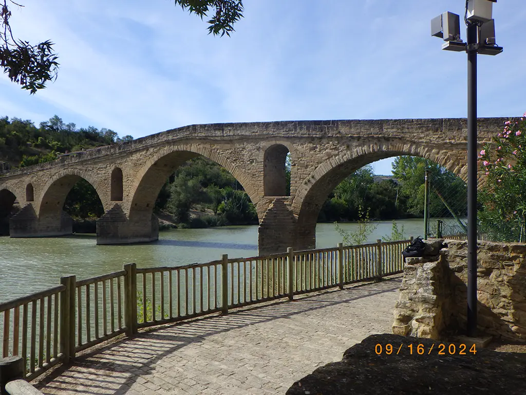 William walking the Camino de Santiago Frances