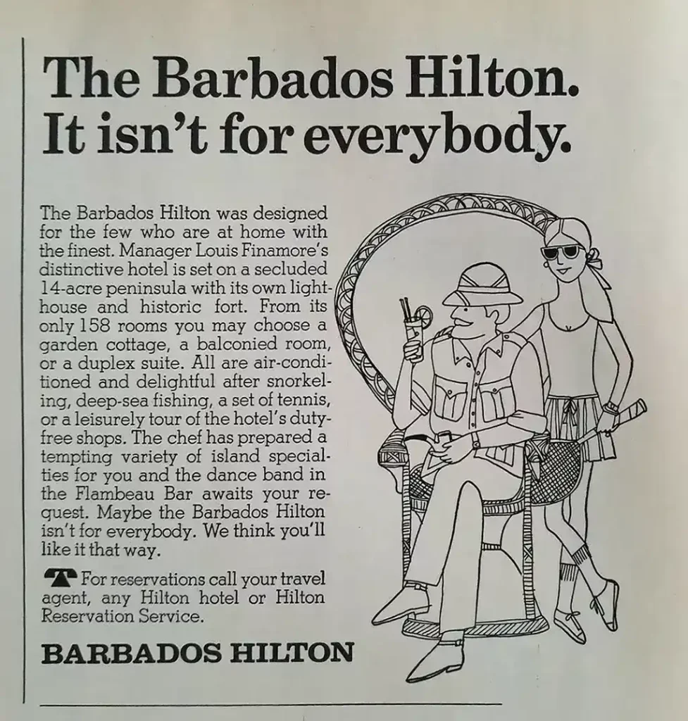 1966 Barbados Travel ad