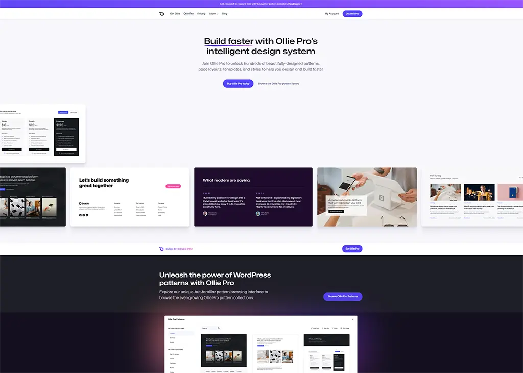 Ollie Pro - Block theme