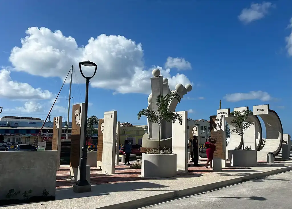 The Barbados National Heroes Square Monument by Holder-Jones
