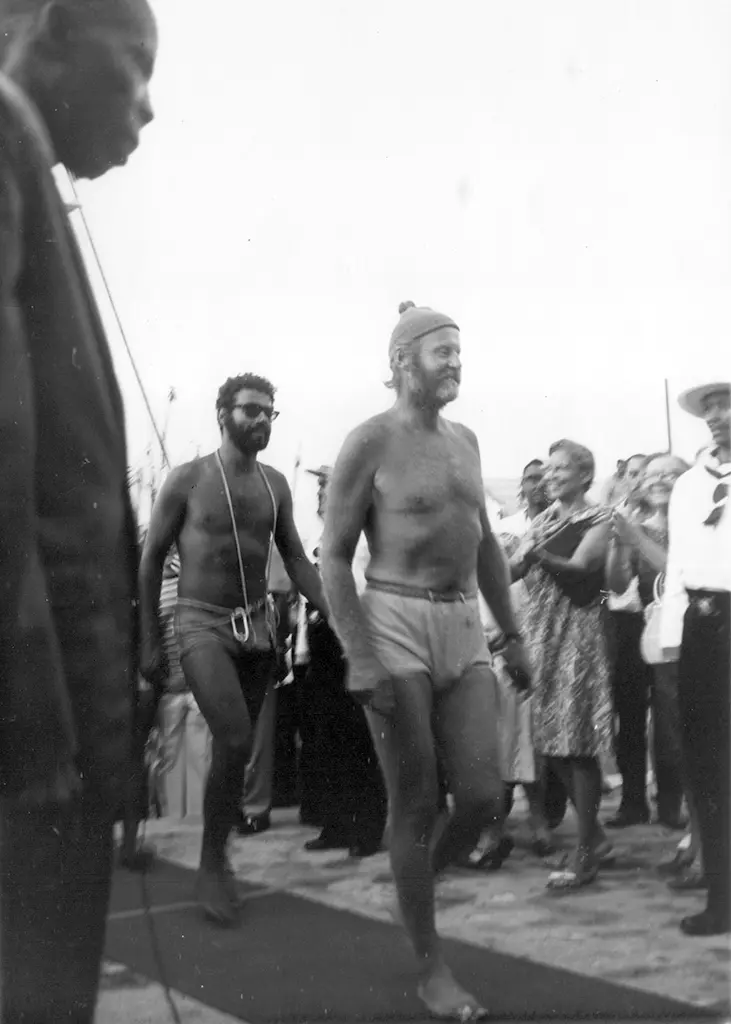 Ra II arrival in Barbados Careenage 12th July 1970