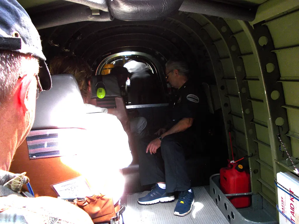 Interior of a Canadian Lancaster bomber