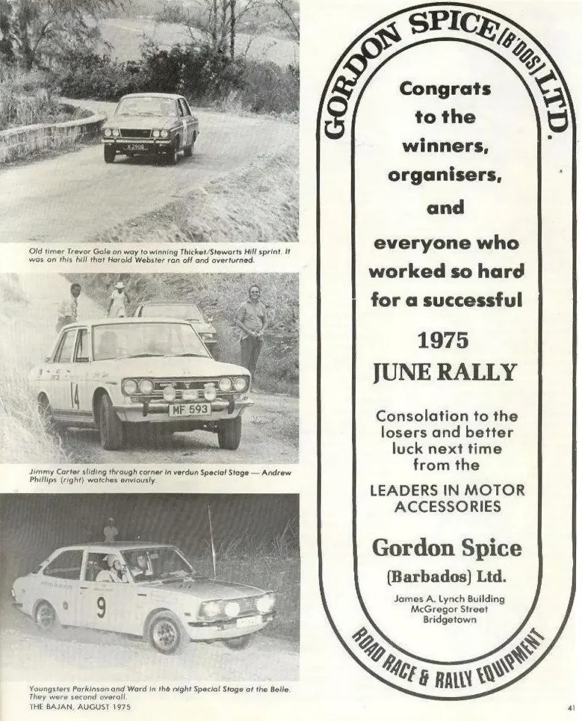 June 1975 Barbados Rally